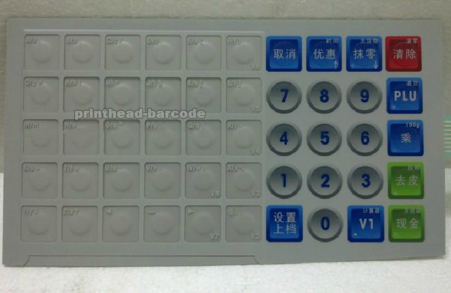 Keyboard film for Mettler Toledo Btwin Genuine New